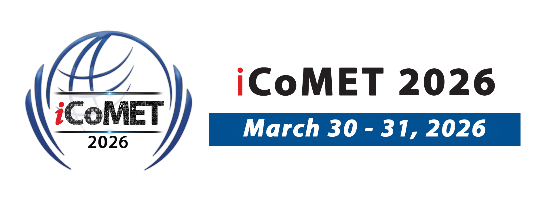 ICOMET 2026 conference logo